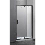 Shower Glass Cape Series Swing Door Black 1000x1900MM